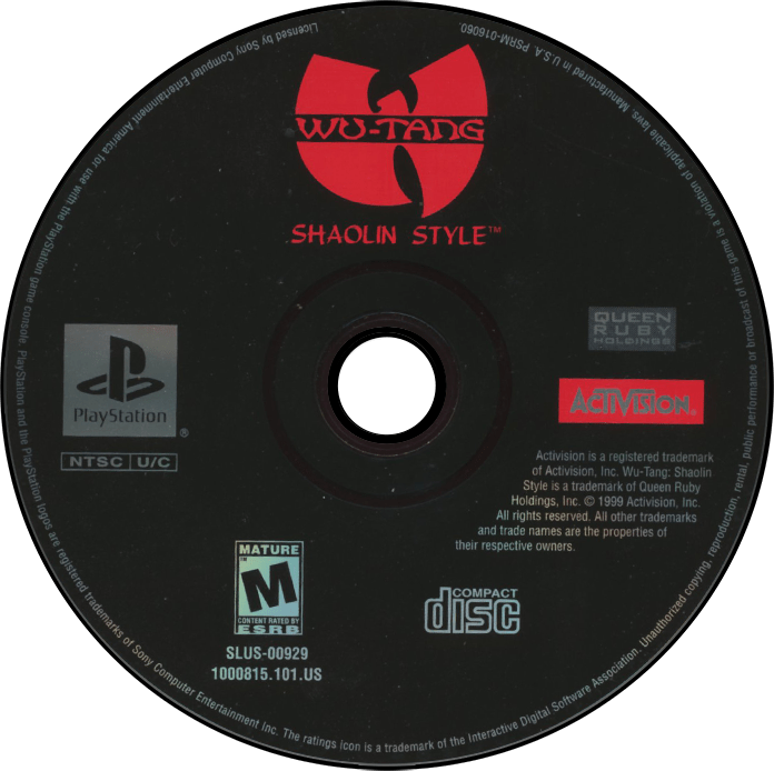 Wu-Tang Shaolin Style media 8 for Playstation